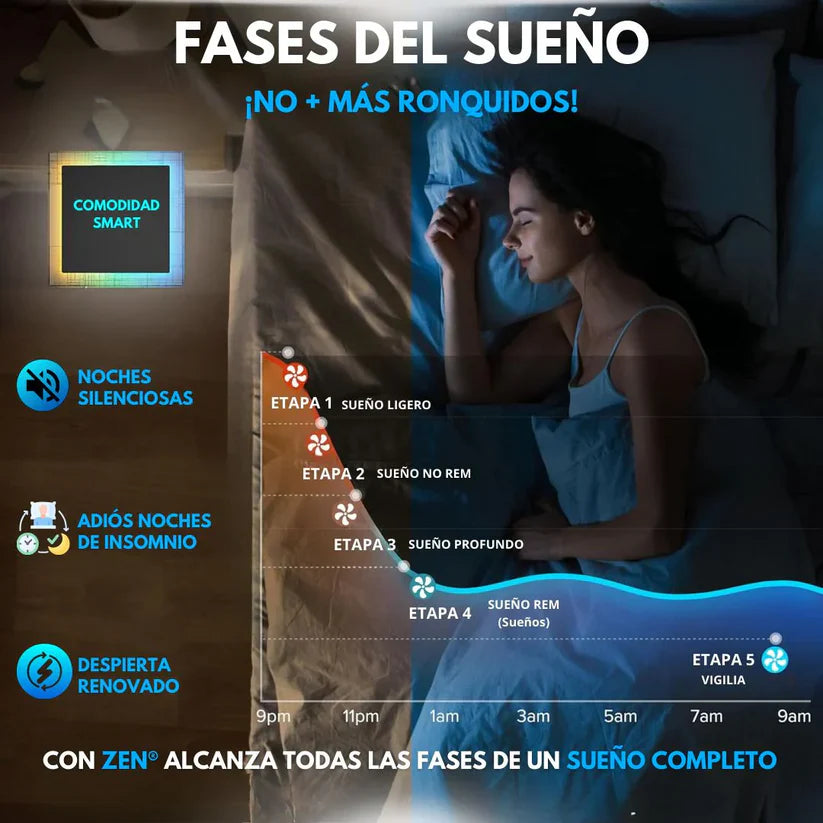 Anti Ronquidos AJUSTABLE  EL SECRETO PARA DORMIR FELIZ.